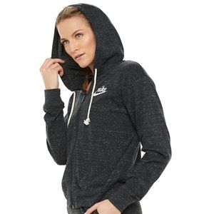 Nike vintage gym lightweight zip up hoodie